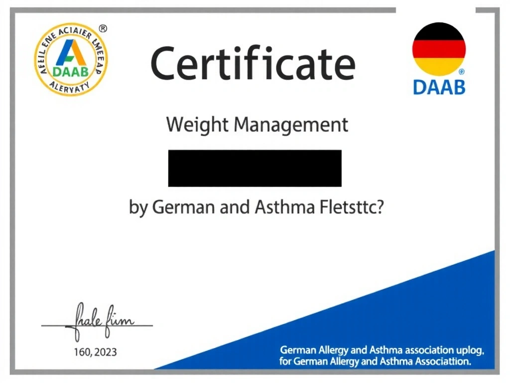 Zertifikat Fachkraft Gewichtsmanagement DAAB