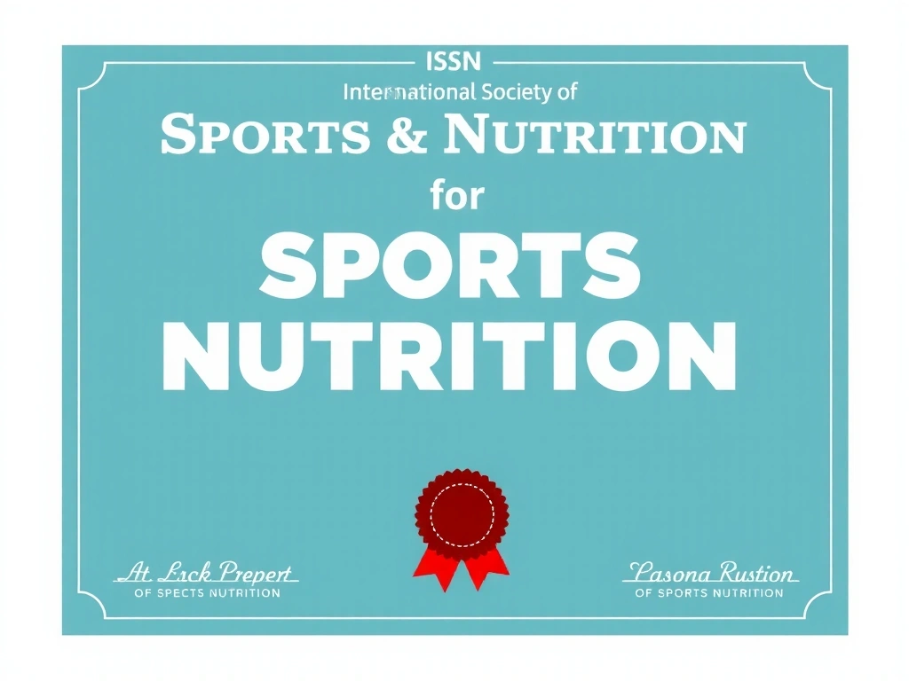 Zertifikat Sporternährung ISSN